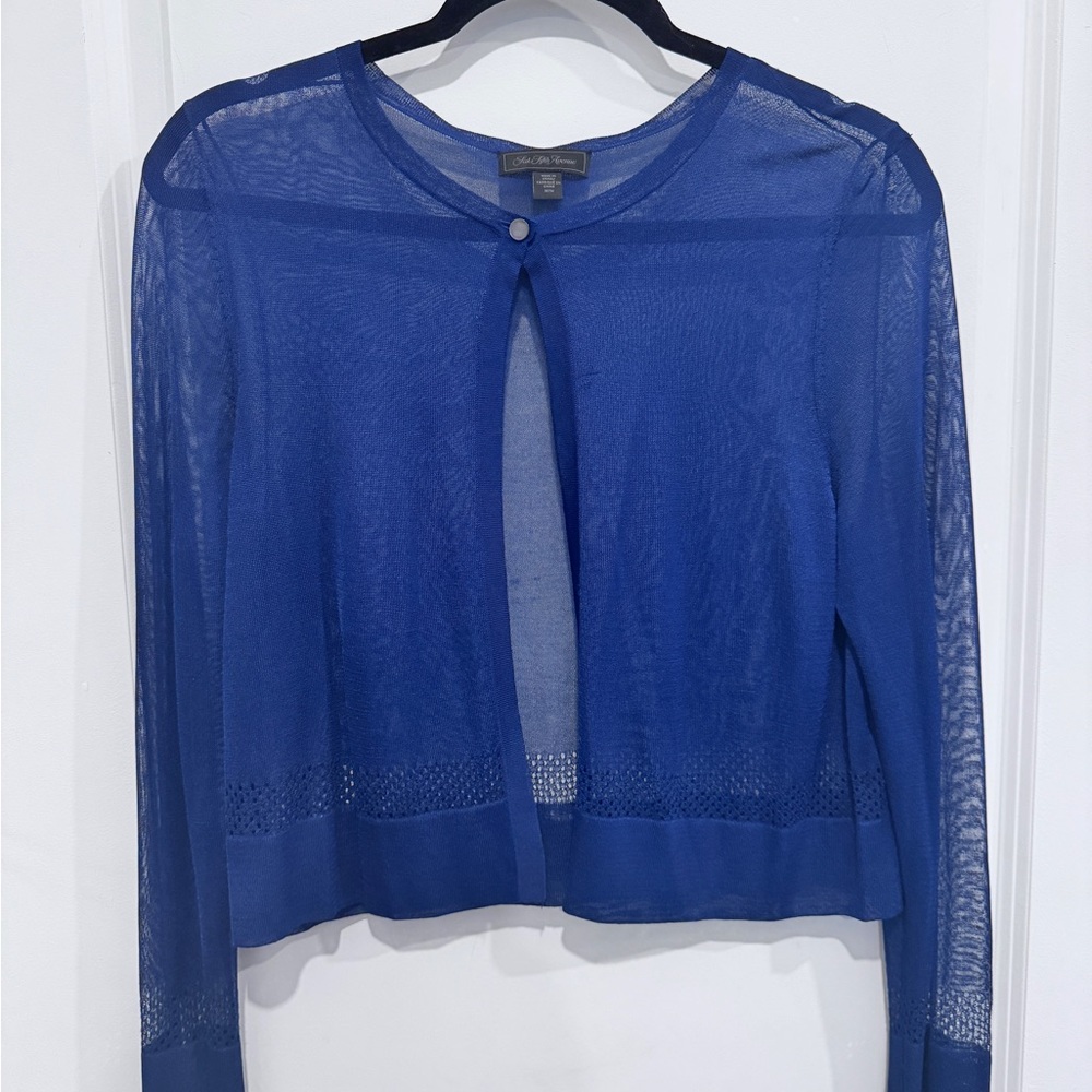 Blue Sheer Cardigan